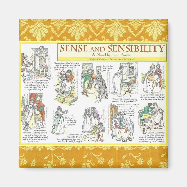 Sense and Sensibility Magnet (Front)