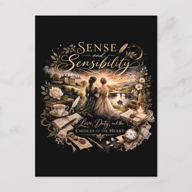 Sense and Sensibility Postcard (Front)