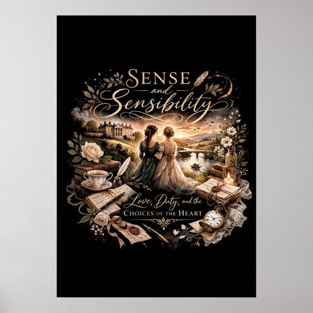 Sense and Sensibility Poster (Front)