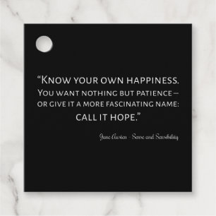 Sense And Sensibility Quote I Favour Tags