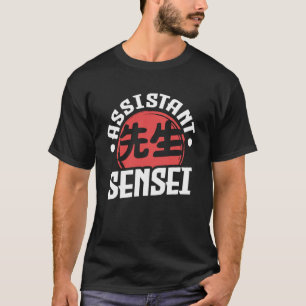 Sensei Japan Kanji Teacher Assistant Sensei Coach T-Shirt