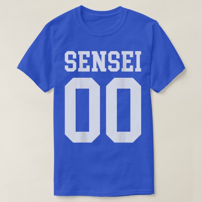 Sensei Jersey Anime Manga Japanese  T-Shirt (Design Front)