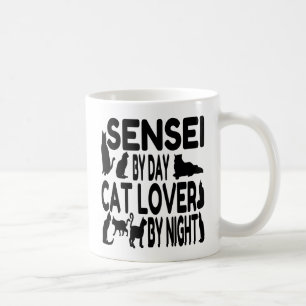 Sensei Loves Cats Coffee Mug