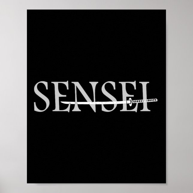 Sensei Martial Arts Coach  Poster (Front)