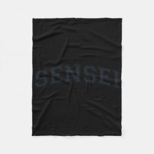 Sensei Martial Arts Teacher Karate Instructor - Bl Fleece Blanket