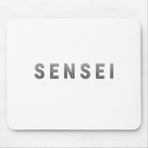 Sensei Myth Legend Martial Arts Trainer Karate Mouse Pad