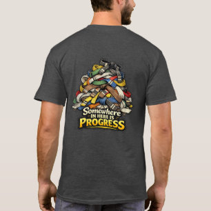 Sensei’s Supplies Somewhere In Here Is Progress T-Shirt