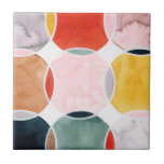 Sensical - Circle Pattern Ceramic Tile<br><div class="desc">Sensical III by Grace Popp. Features circles with overlapping colours that create a fun and cheerful design.| 141949GG</div>