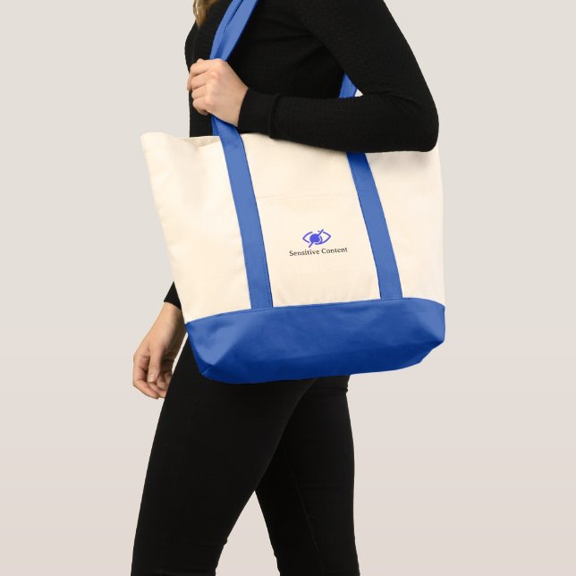 Sensitive Content - Policy Violation Notice Tote Bag (Front (Product))