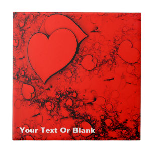 Sensitive Hearts Ceramic Tile