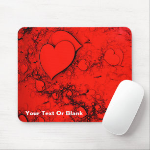 Sensitive Hearts Mouse Pad