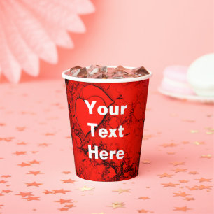 Sensitive Hearts Paper Cups
