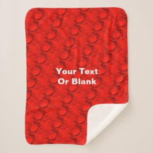 Sensitive Hearts Sherpa Blanket