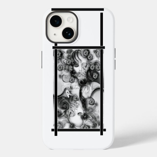 "Sensitive Muse", Apple iPhone 14 Case (Back)