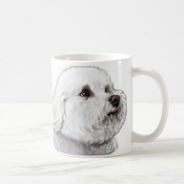Sensitive Side of Bizou the Bichon Mug (Right)