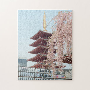 Sensō-ji Ancient Buddhist Temple In Tokyo Japan Jigsaw Puzzle