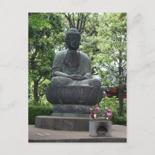 sensō-ji buddha postcard