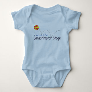 Sensorimotor stage baby bodysuit