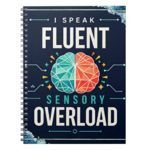 Sensory Overload Modern Neurodivergent Awareness Notebook