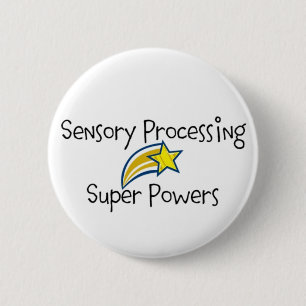 Sensory Power! Yellow Star Button