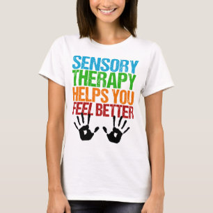 Sensory Therapy Handprints Occupational Therapist T-Shirt