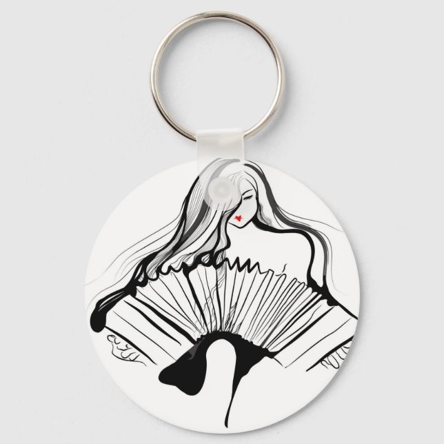 Sensual Bandoneon Key Ring (Front)