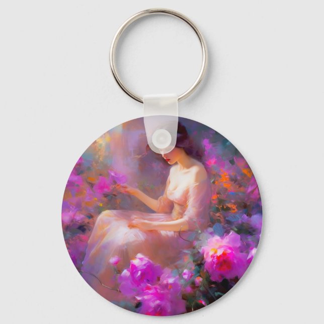 Sensual Elegance  Key Ring (Front)