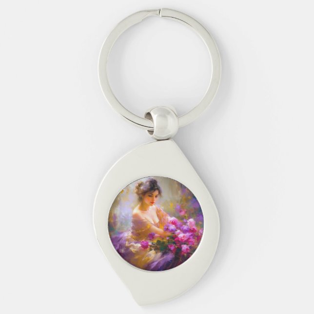 Sensual Portrait Key Ring (Front)