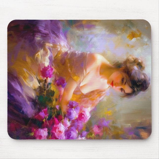 Sensual Portrait Mouse Pad (Front)