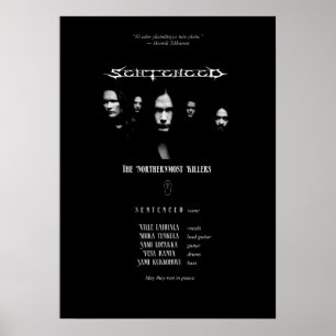 Sentenced Band "The Northernmost Killers"   Poster