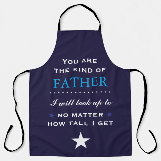 Sentimental Apron Gift for Dad (Front)