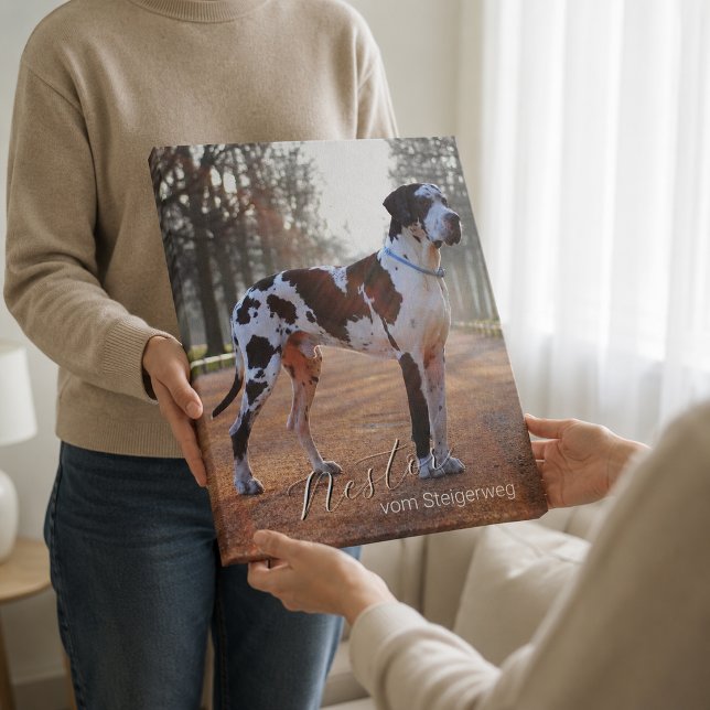 Sentimental Caption Personalised Canvas Print (Great as a gift)