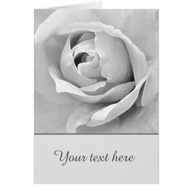 Sentimental Custom White Rose (Front)