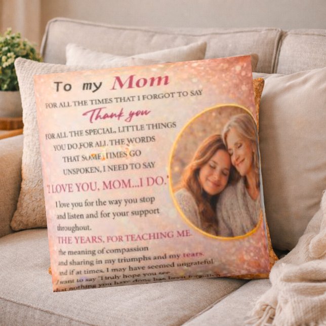 Sentimental Gift for Mother Cushion (Creator Uploaded)