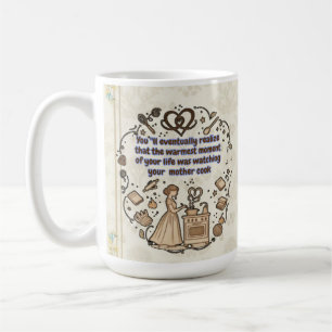 Sentimental Gift For Mum Watching Mother Cook Coffee Mug