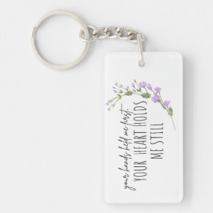 Sentimental Mother’s Day Floral Gift Key Ring