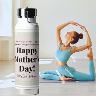 Sentimental Mother’s Day Gift to Mum from Daughter Water Bottle