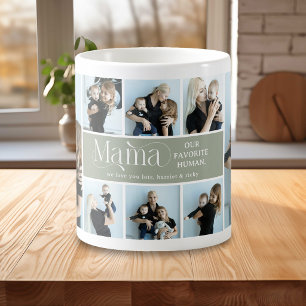 Sentimental Photo Collage Mama Keepsake Coffee Mug