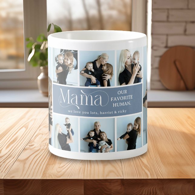 Sentimental Photo Collage Mama Keepsake Coffee Mug (Creator Uploaded)