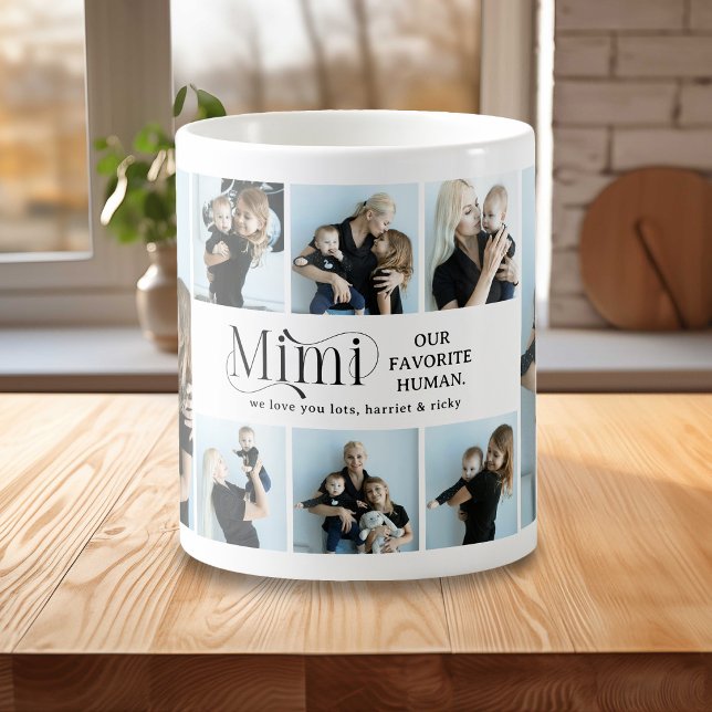 Sentimental Photo Collage Mimi Keepsake Coffee Mug (Creator Uploaded)