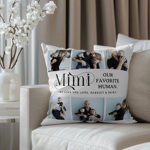 Sentimental Photo Collage Mimi Keepsake Cushion