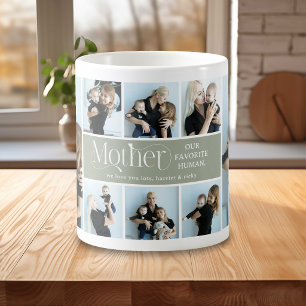Sentimental Photo Collage Mother Keepsake Coffee Mug