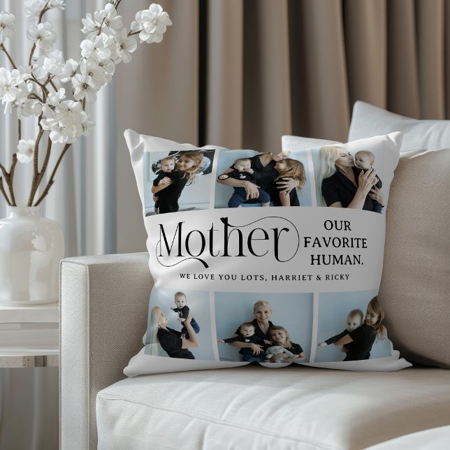 Sentimental Photo Collage Mum Keepsake  Cushion (Creator Uploaded)