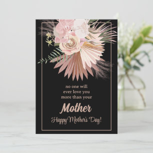 Sentimental Rustic Floral Mother's Day Card