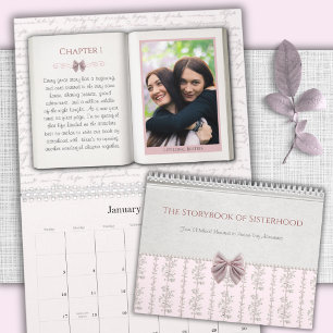 Sentimental Sister Nostalgic Storybook Photo Gift Calendar