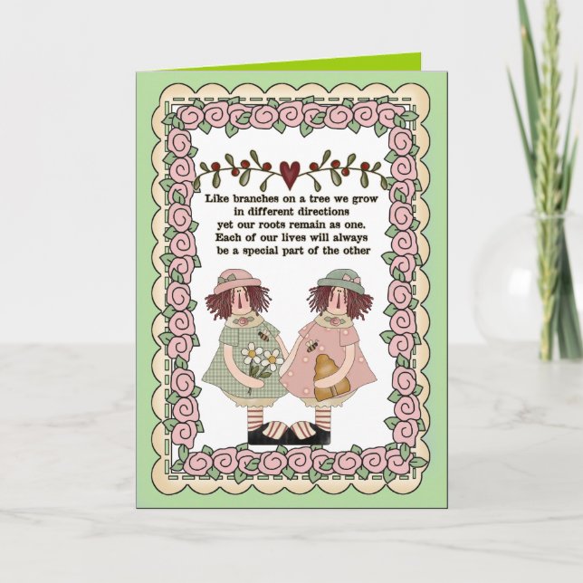Sentimental Sisters card (Front)
