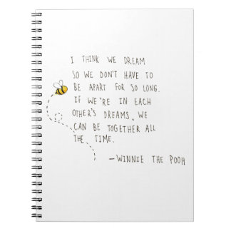 Sentimental Winnie-the-Pooh Notebook 