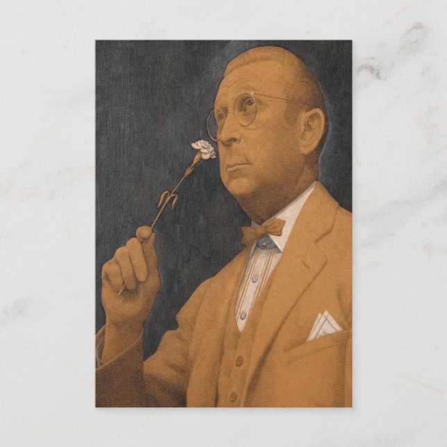 Sentimental Yearner by Grant Wood Enclosure Card (Front)