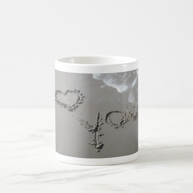 Sentiments in the Sand Coffee Mug (Center)