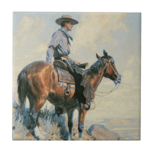 Sentinel of the Plains Ceramic Tile